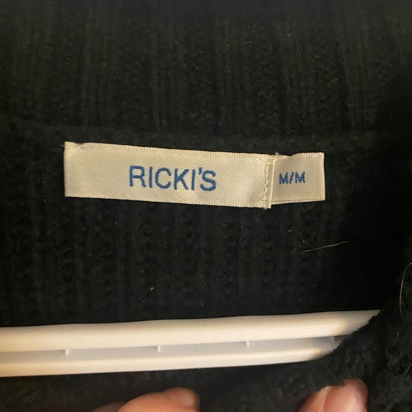 Black Knit Sweater - Picture 2 of 2